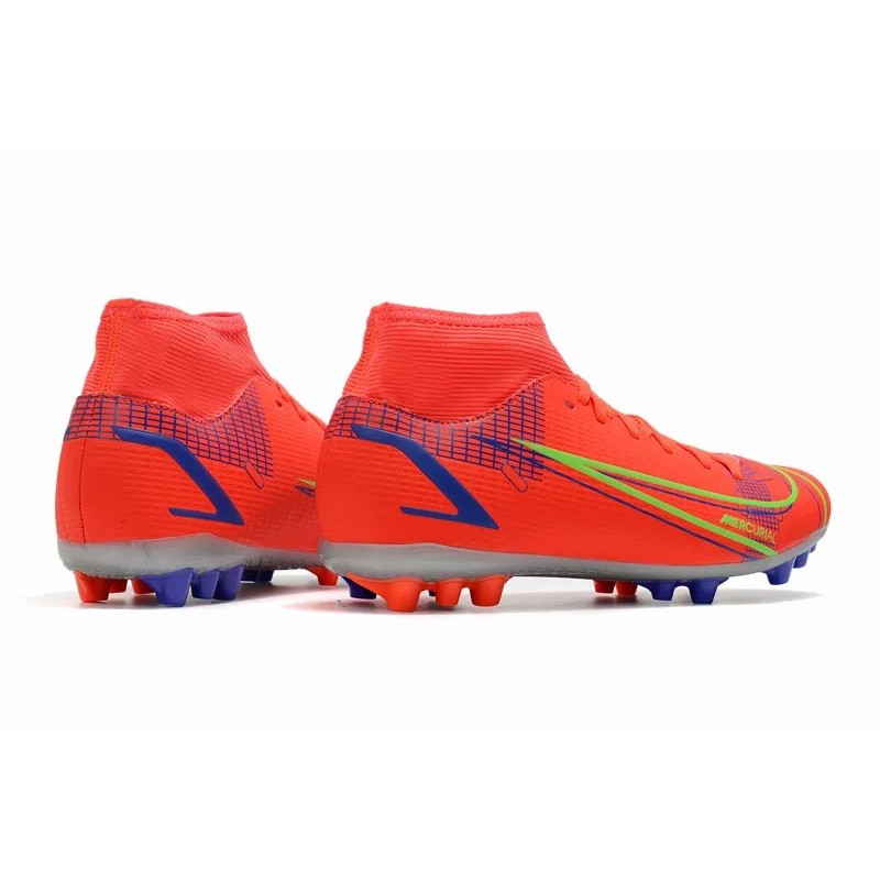 Botas de Fútbol Nike Superfly 8 Academy AG Rojo Naranja (#35~#45)