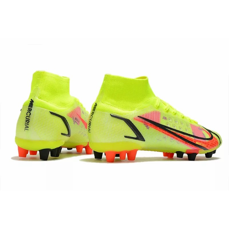 Botas de Fútbol Nike Superfly 8 Pro AG Negro&Azul/Amarillo Fluorescente/Rojo&Plateado/Rosado Claro&Blanco/Rosado&Amarillo / Rosado&Blanco&Blue/Rojo/Turquesa / Blanco&Amarillo / Negro&Rosado (#39~#45)
