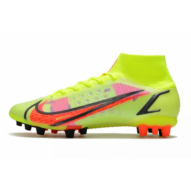 Botas de Fútbol Nike Superfly 8 Pro AG Negro&Azul/Amarillo Fluorescente/Rojo&Plateado/Rosado Claro&Blanco/Rosado&Amarillo / Rosado&Blanco&Blue/Rojo/Turquesa / Blanco&Amarillo / Negro&Rosado (#39~#45)