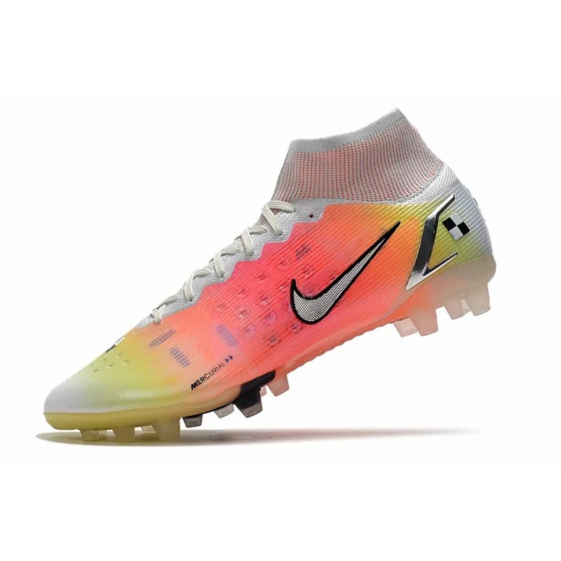 Botas de Fútbol Nike Superfly 8 Pro AG Negro&Azul/Amarillo Fluorescente/Rojo&Plateado/Rosado Claro&Blanco/Rosado&Amarillo / Rosado&Blanco&Blue/Rojo/Turquesa / Blanco&Amarillo / Negro&Rosado (#39~#45)