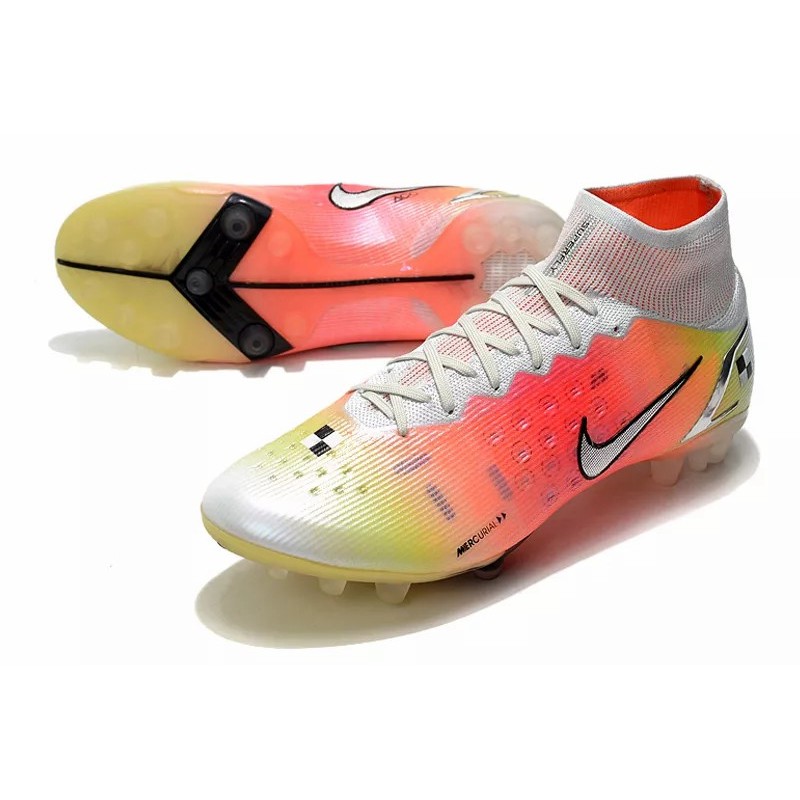Botas de Fútbol Nike Superfly 8 Pro AG Negro&Azul/Amarillo Fluorescente/Rojo&Plateado/Rosado Claro&Blanco/Rosado&Amarillo / Rosado&Blanco&Blue/Rojo/Turquesa / Blanco&Amarillo / Negro&Rosado (#39~#45)