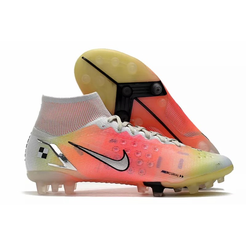 Botas de Fútbol Nike Superfly 8 Pro AG Negro&Azul/Amarillo Fluorescente/Rojo&Plateado/Rosado Claro&Blanco/Rosado&Amarillo / Rosado&Blanco&Blue/Rojo/Turquesa / Blanco&Amarillo / Negro&Rosado (#39~#45)