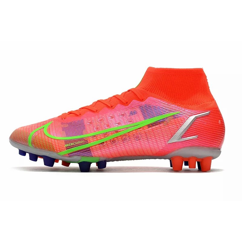 Botas de Fútbol Nike Superfly 8 Pro AG Negro&Azul/Amarillo Fluorescente/Rojo&Plateado/Rosado Claro&Blanco/Rosado&Amarillo / Rosado&Blanco&Blue/Rojo/Turquesa / Blanco&Amarillo / Negro&Rosado (#39~#45)
