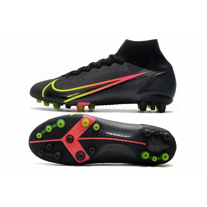 Botas de Fútbol Nike Superfly 8 Pro AG Negro&Azul/Amarillo Fluorescente/Rojo&Plateado/Rosado Claro&Blanco/Rosado&Amarillo / Rosado&Blanco&Blue/Rojo/Turquesa / Blanco&Amarillo / Negro&Rosado (#39~#45)