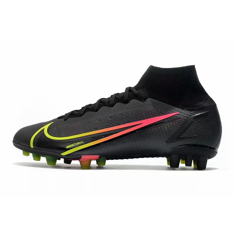 Botas de Fútbol Nike Superfly 8 Pro AG Negro&Azul/Amarillo Fluorescente/Rojo&Plateado/Rosado Claro&Blanco/Rosado&Amarillo / Rosado&Blanco&Blue/Rojo/Turquesa / Blanco&Amarillo / Negro&Rosado (#39~#45)