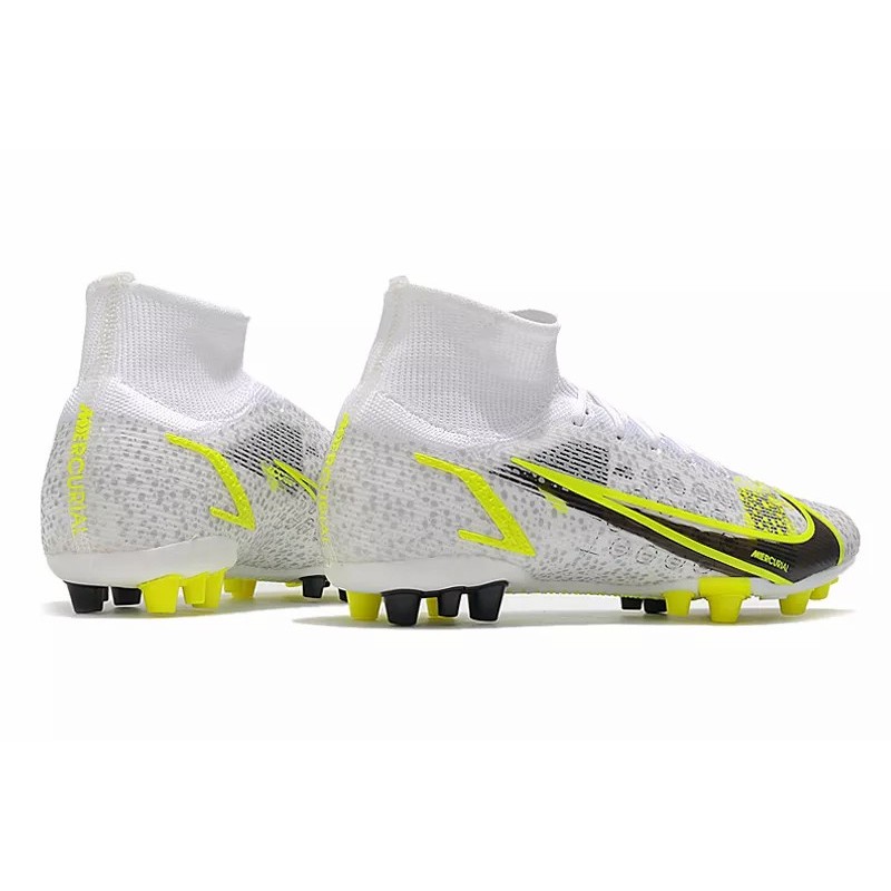 Botas de Fútbol Nike Superfly 8 Elite AG Blanco&Amarillo (#36~#45)