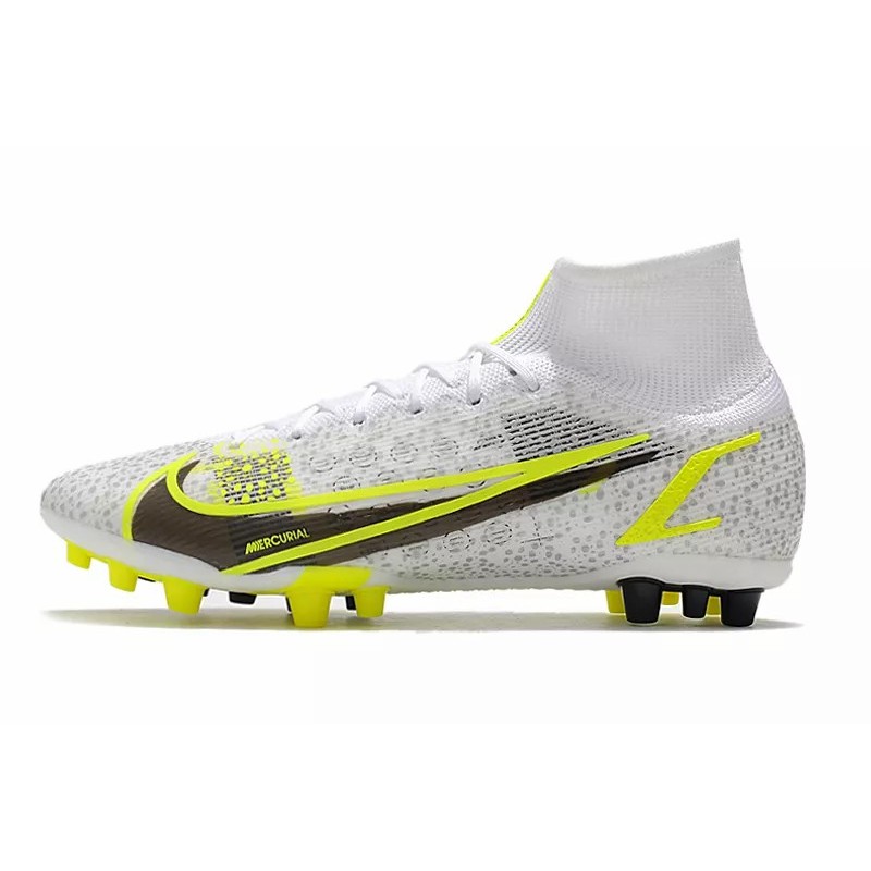 Botas de Fútbol Nike Superfly 8 Elite AG Blanco&Amarillo (#36~#45)