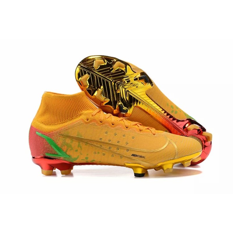 Botas de Fútbol Nike Superfly 8 Elite FG High Top Naranja (#39~#45)