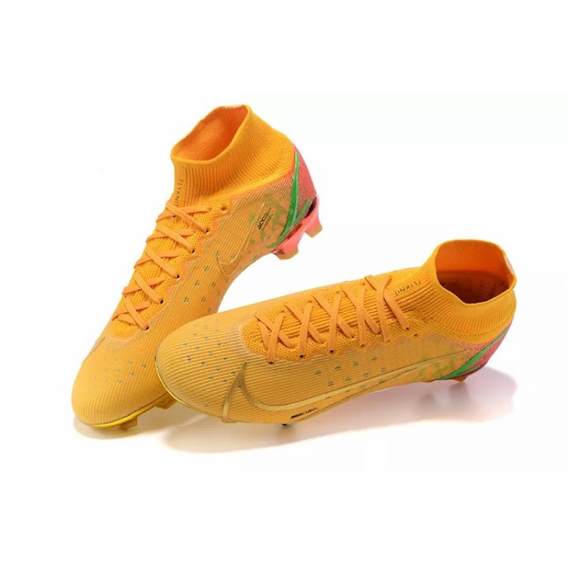Botas de Fútbol Nike Superfly 8 Elite FG High Top Naranja (#39~#45)