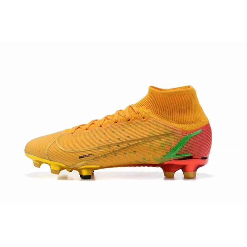 Botas de Fútbol Nike Superfly 8 Elite FG High Top Naranja (#39~#45)