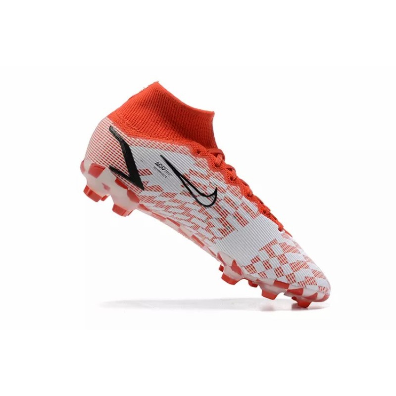 Botas de Fútbol Nike Superfly 8 Elite FG Rojo&Blanco (#39~#45)