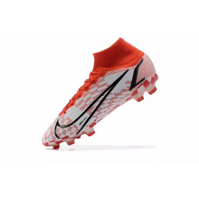 Botas de Fútbol Nike Superfly 8 Elite FG Rojo&Blanco (#39~#45)