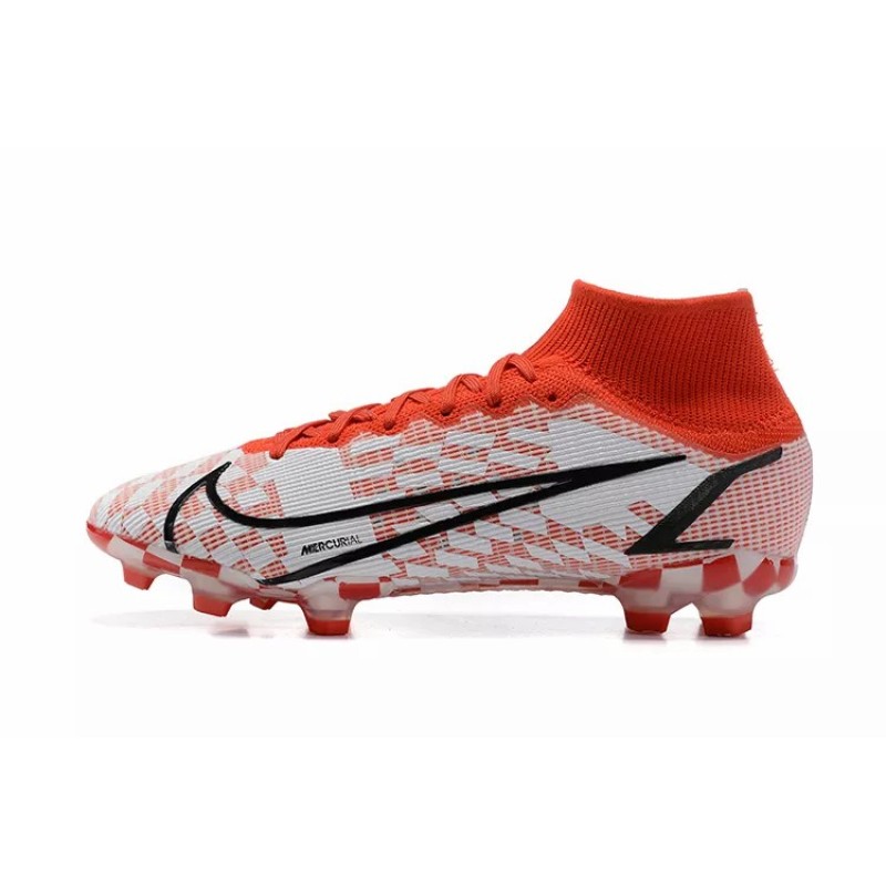 Botas de Fútbol Nike Superfly 8 Elite FG Rojo&Blanco (#39~#45)
