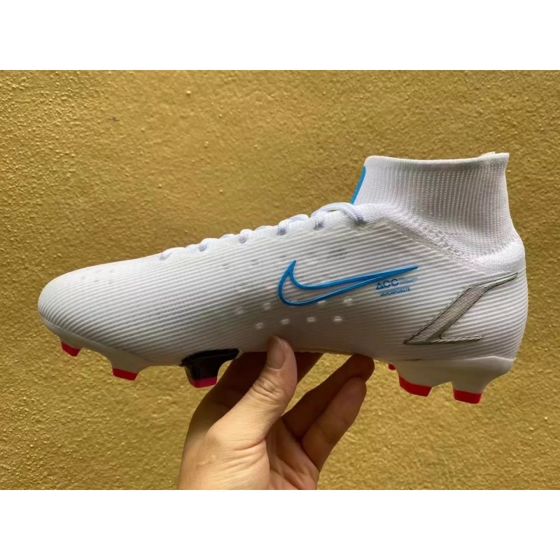 Botas de Fútbol Nike Superfly 8 Elite FG Blanco&Rosa (#39~#45)