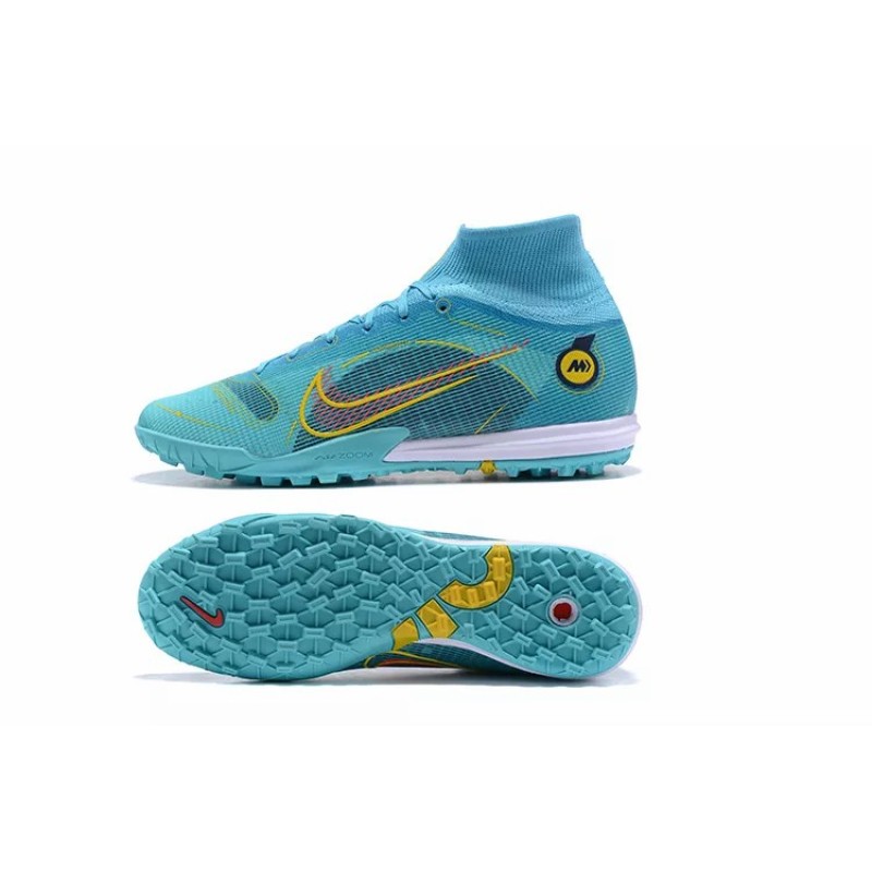 Botas de Fútbol Nike Superfly 8 Academy TF Azul Claro (#39~#45)