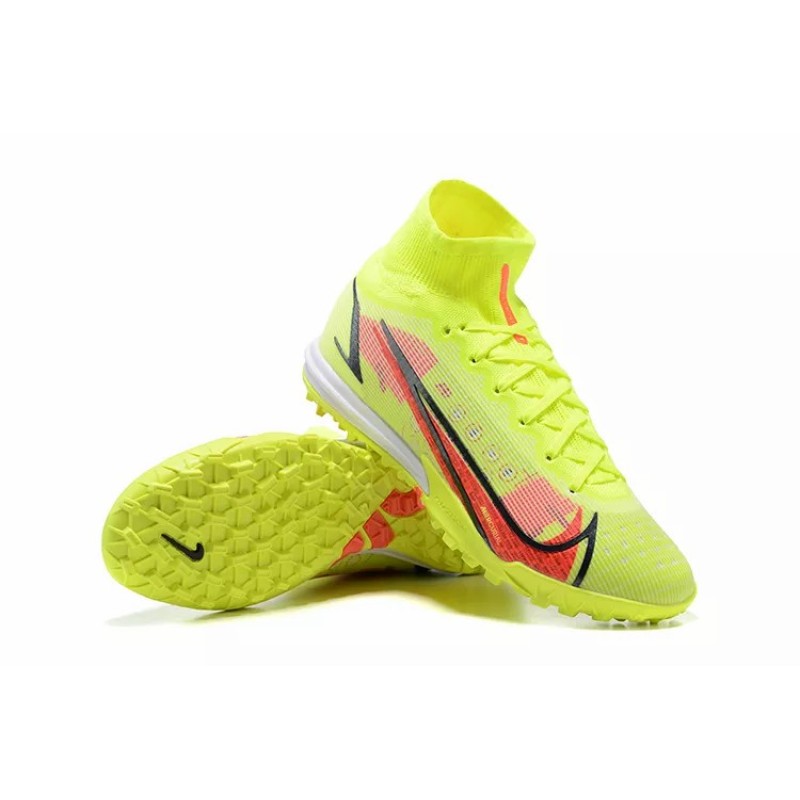 Botas de Fútbol Nike Superfly 8 Elite TF Negro&Azul / Rosado / Blanco&Amarillo / Amarillo / Negro&Rosado / Rojo Naranja / Blanco&Rosado (#39~#45)