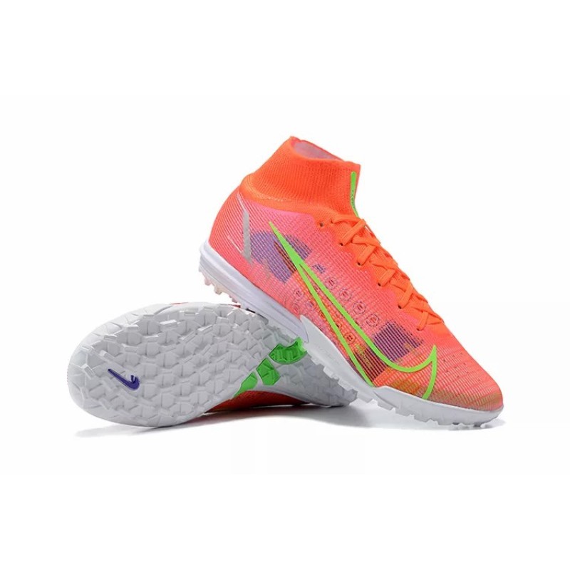 Botas de Fútbol Nike Superfly 8 Elite TF Negro&Azul / Rosado / Blanco&Amarillo / Amarillo / Negro&Rosado / Rojo Naranja / Blanco&Rosado (#39~#45)