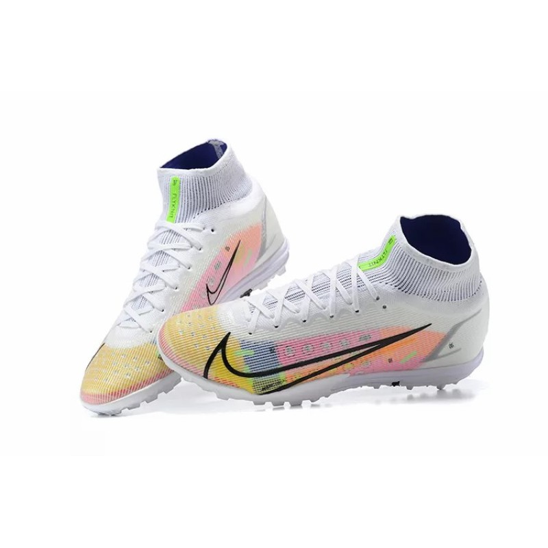 Botas de Fútbol Nike Superfly 8 Elite TF Negro&Azul / Rosado / Blanco&Amarillo / Amarillo / Negro&Rosado / Rojo Naranja / Blanco&Rosado (#39~#45)