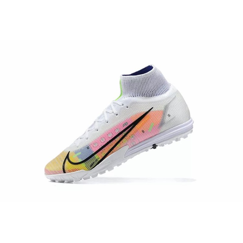 Botas de Fútbol Nike Superfly 8 Elite TF Negro&Azul / Rosado / Blanco&Amarillo / Amarillo / Negro&Rosado / Rojo Naranja / Blanco&Rosado (#39~#45)