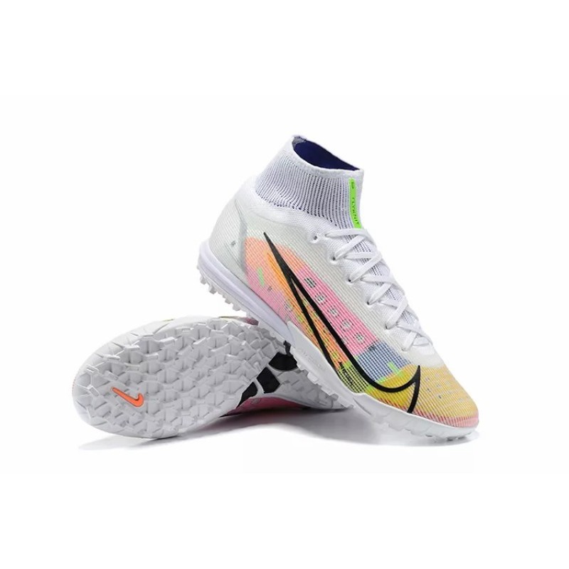Botas de Fútbol Nike Superfly 8 Elite TF Negro&Azul / Rosado / Blanco&Amarillo / Amarillo / Negro&Rosado / Rojo Naranja / Blanco&Rosado (#39~#45)