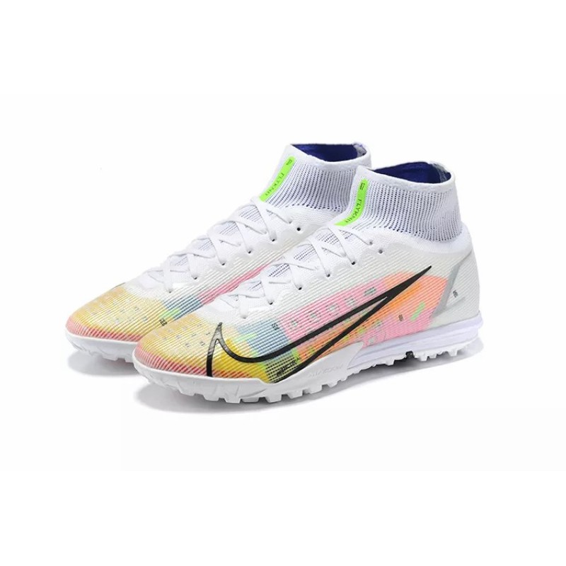 Botas de Fútbol Nike Superfly 8 Elite TF Negro&Azul / Rosado / Blanco&Amarillo / Amarillo / Negro&Rosado / Rojo Naranja / Blanco&Rosado (#39~#45)