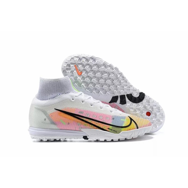 Botas de Fútbol Nike Superfly 8 Elite TF Negro&Azul / Rosado / Blanco&Amarillo / Amarillo / Negro&Rosado / Rojo Naranja / Blanco&Rosado (#39~#45)