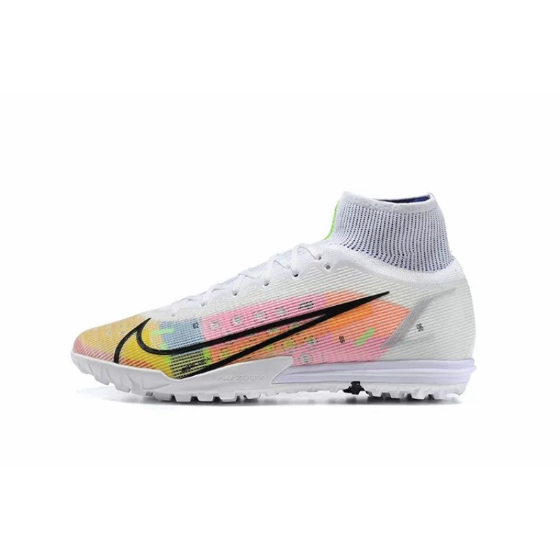 Botas de Fútbol Nike Superfly 8 Elite TF Negro&Azul / Rosado / Blanco&Amarillo / Amarillo / Negro&Rosado / Rojo Naranja / Blanco&Rosado (#39~#45)