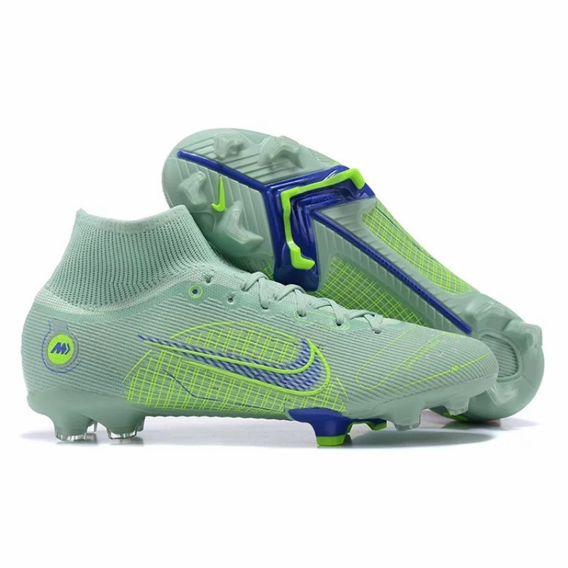 Botas de Fútbol Nike Mercurial Superfly 9 Elite FG Alta Verde Claro (#39~#45)
