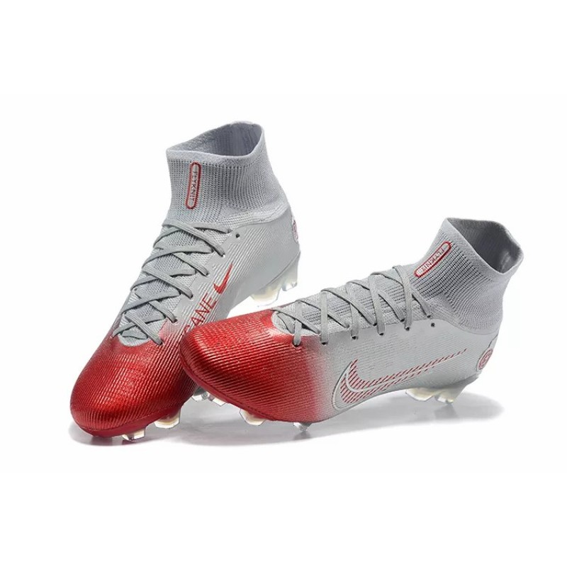 Botas de Fútbol Nike Mercurial Superfly 8 Elite FG Blanco&Rojo (#39~#45)