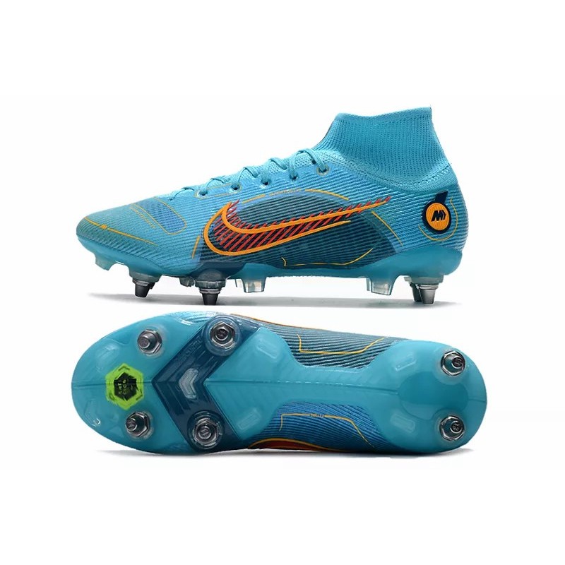 Botas de Fútbol Nike Mercurial Superfly VIII Elite SG PRO Azul (#39~#45)