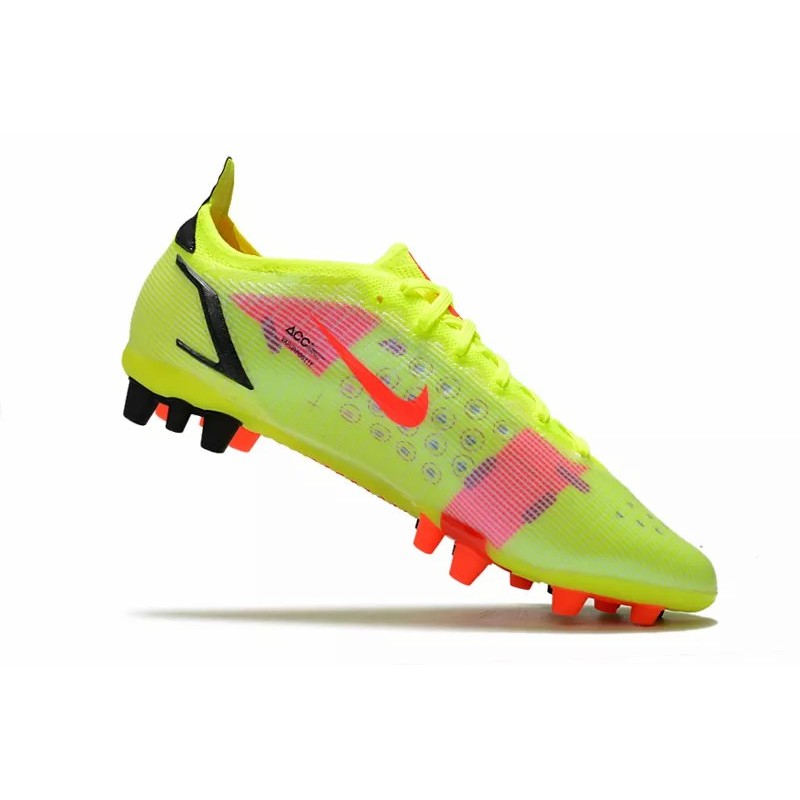 Botas de Fútbol Nike Vapor 14 Elite PRO AG Negro&Azul/Amarillo Fluorescente/Naranaja&Blanco/Rojo&Blanco/Naranaja&Amarillo / Turquesa/Blanco&Multicolor / Blanco&Amarillo/Negro&Amarillo/Rojo Naranja (#39~#45)