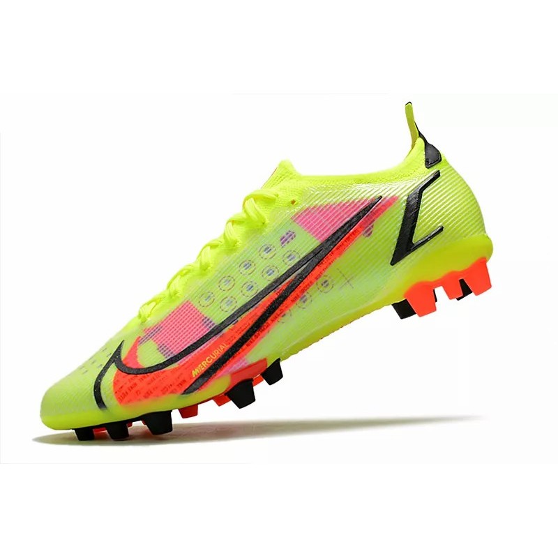 Botas de Fútbol Nike Vapor 14 Elite PRO AG Negro&Azul/Amarillo Fluorescente/Naranaja&Blanco/Rojo&Blanco/Naranaja&Amarillo / Turquesa/Blanco&Multicolor / Blanco&Amarillo/Negro&Amarillo/Rojo Naranja (#39~#45)