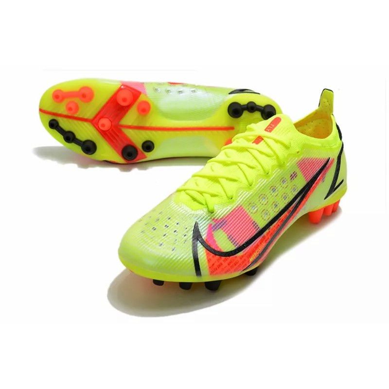 Botas de Fútbol Nike Vapor 14 Elite PRO AG Negro&Azul/Amarillo Fluorescente/Naranaja&Blanco/Rojo&Blanco/Naranaja&Amarillo / Turquesa/Blanco&Multicolor / Blanco&Amarillo/Negro&Amarillo/Rojo Naranja (#39~#45)