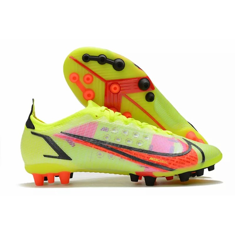 Botas de Fútbol Nike Vapor 14 Elite PRO AG Negro&Azul/Amarillo Fluorescente/Naranaja&Blanco/Rojo&Blanco/Naranaja&Amarillo / Turquesa/Blanco&Multicolor / Blanco&Amarillo/Negro&Amarillo/Rojo Naranja (#39~#45)
