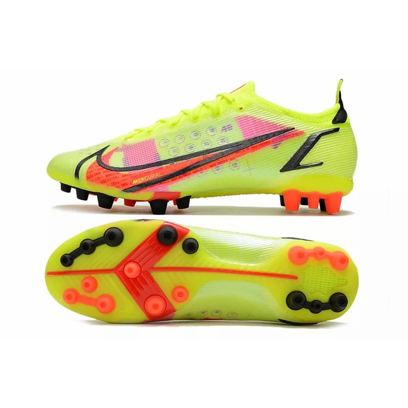 Botas de Fútbol Nike Vapor 14 Elite PRO AG Negro&Azul/Amarillo Fluorescente/Naranaja&Blanco/Rojo&Blanco/Naranaja&Amarillo / Turquesa/Blanco&Multicolor / Blanco&Amarillo/Negro&Amarillo/Rojo Naranja (#39~#45)