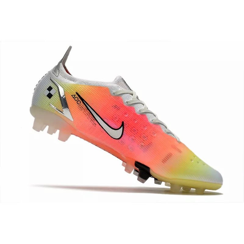 Botas de Fútbol Nike Vapor 14 Elite PRO AG Negro&Azul/Amarillo Fluorescente/Naranaja&Blanco/Rojo&Blanco/Naranaja&Amarillo / Turquesa/Blanco&Multicolor / Blanco&Amarillo/Negro&Amarillo/Rojo Naranja (#39~#45)
