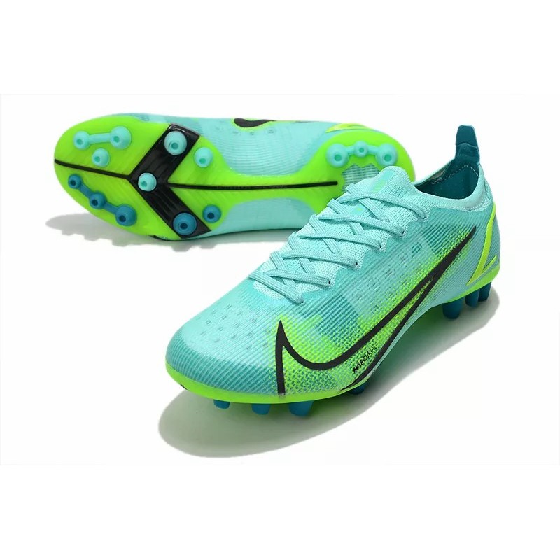 Botas de Fútbol Nike Vapor 14 Elite PRO AG Negro&Azul/Amarillo Fluorescente/Naranaja&Blanco/Rojo&Blanco/Naranaja&Amarillo / Turquesa/Blanco&Multicolor / Blanco&Amarillo/Negro&Amarillo/Rojo Naranja (#39~#45)