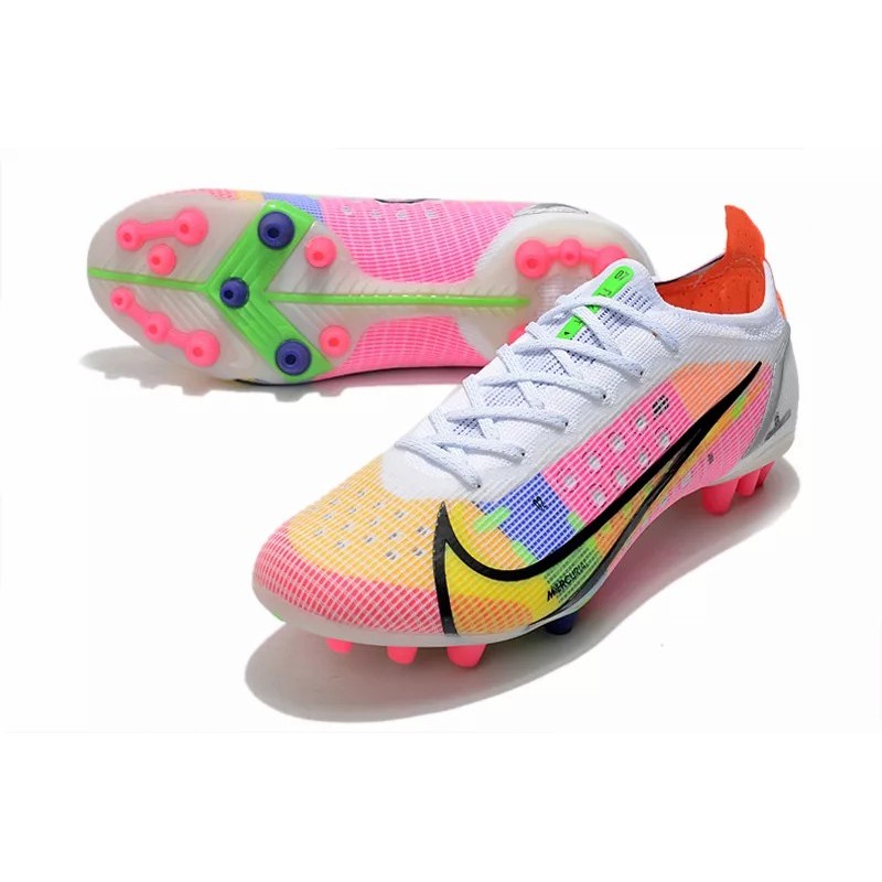 Botas de Fútbol Nike Vapor 14 Elite PRO AG Negro&Azul/Amarillo Fluorescente/Naranaja&Blanco/Rojo&Blanco/Naranaja&Amarillo / Turquesa/Blanco&Multicolor / Blanco&Amarillo/Negro&Amarillo/Rojo Naranja (#39~#45)