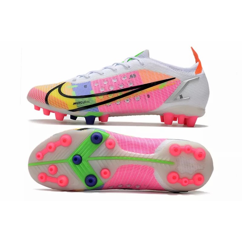 Botas de Fútbol Nike Vapor 14 Elite PRO AG Negro&Azul/Amarillo Fluorescente/Naranaja&Blanco/Rojo&Blanco/Naranaja&Amarillo / Turquesa/Blanco&Multicolor / Blanco&Amarillo/Negro&Amarillo/Rojo Naranja (#39~#45)