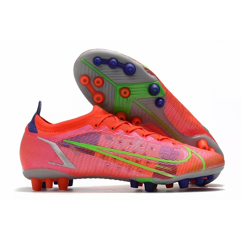 Botas de Fútbol Nike Vapor 14 Elite PRO AG Negro&Azul/Amarillo Fluorescente/Naranaja&Blanco/Rojo&Blanco/Naranaja&Amarillo / Turquesa/Blanco&Multicolor / Blanco&Amarillo/Negro&Amarillo/Rojo Naranja (#39~#45)