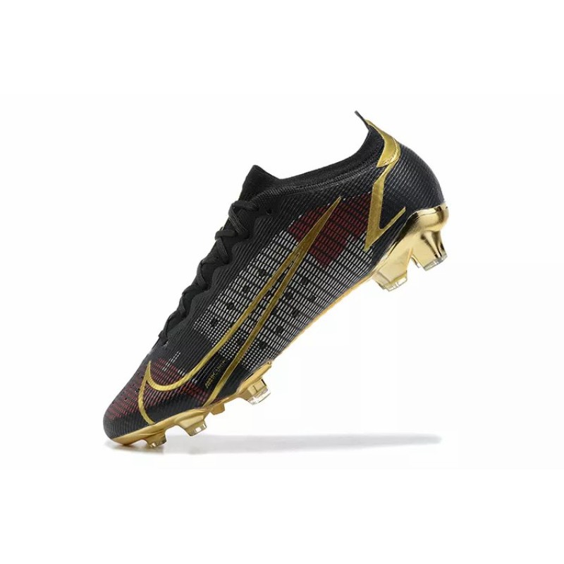 Botas de Fútbol Nike Mercurial Vapor XIV Elite FG Negro&Dorado (#39~#45)