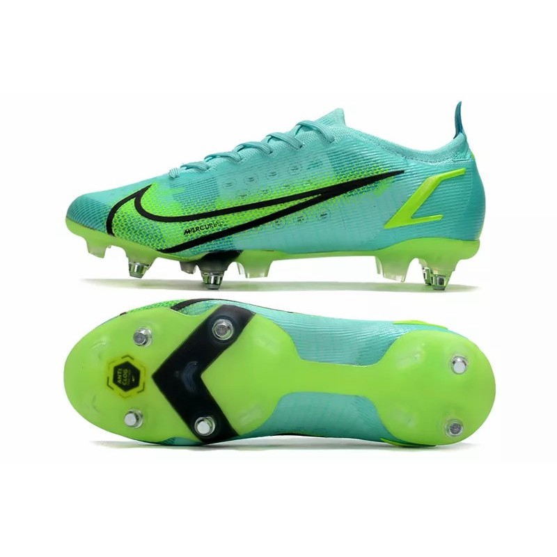 Botas de Fútbol Nike Mercurial Vapor XIV Elite SG PRO Turquesa Clara (#39~#45)