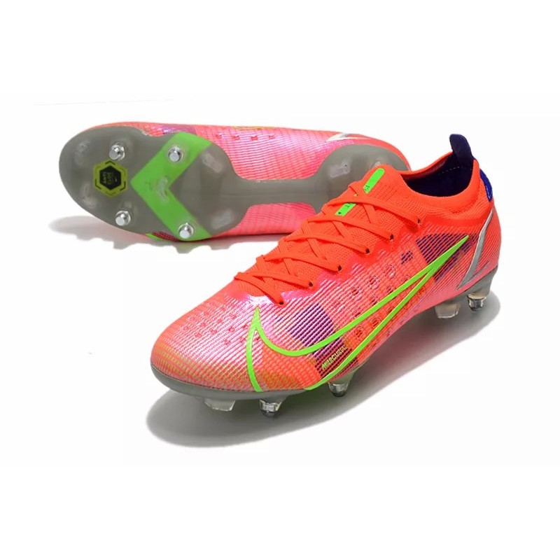 Botas de Fútbol Nike Mercurial Vapor XIV Elite SG PRO Rojo Naranja (#39~#45)