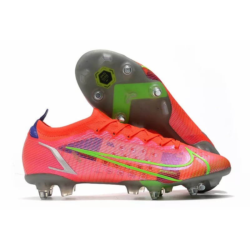 Botas de Fútbol Nike Mercurial Vapor XIV Elite SG PRO Rojo Naranja (#39~#45)