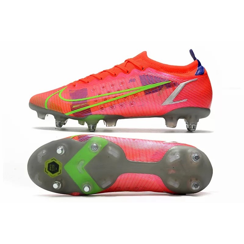 Botas de Fútbol Nike Mercurial Vapor XIV Elite SG PRO Rojo Naranja (#39~#45)