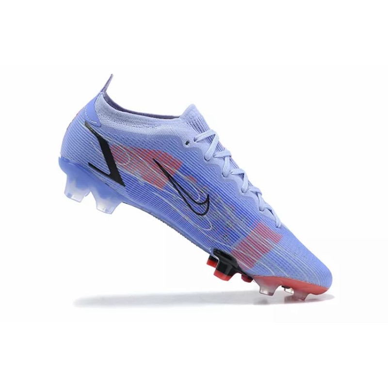 Botas de Fútbol Nike Mercurial Vapor XIV Elite FG Azul Claro&Rojo Naranja&Negro (#39~#45)