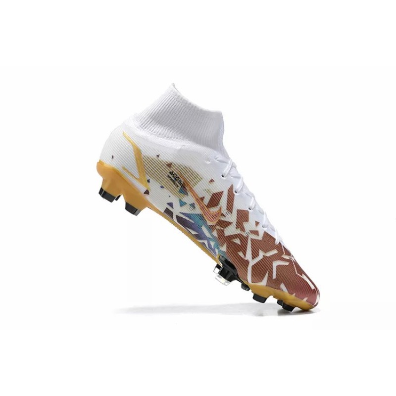 Botas de Fútbol Nike Superfly 8 Elite FG Blanco&Marrón (#39~#45)