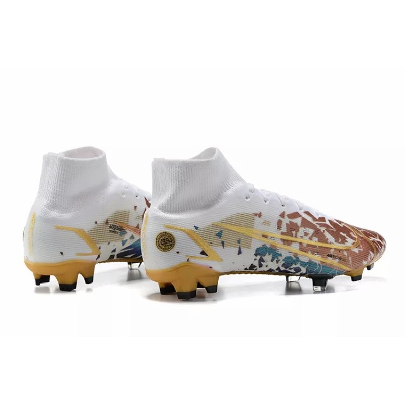 Botas de Fútbol Nike Superfly 8 Elite FG Blanco&Marrón (#39~#45)