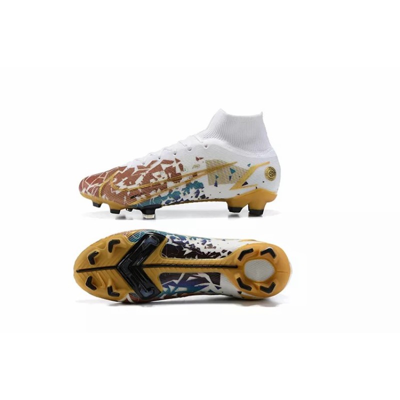 Botas de Fútbol Nike Superfly 8 Elite FG Blanco&Marrón (#39~#45)