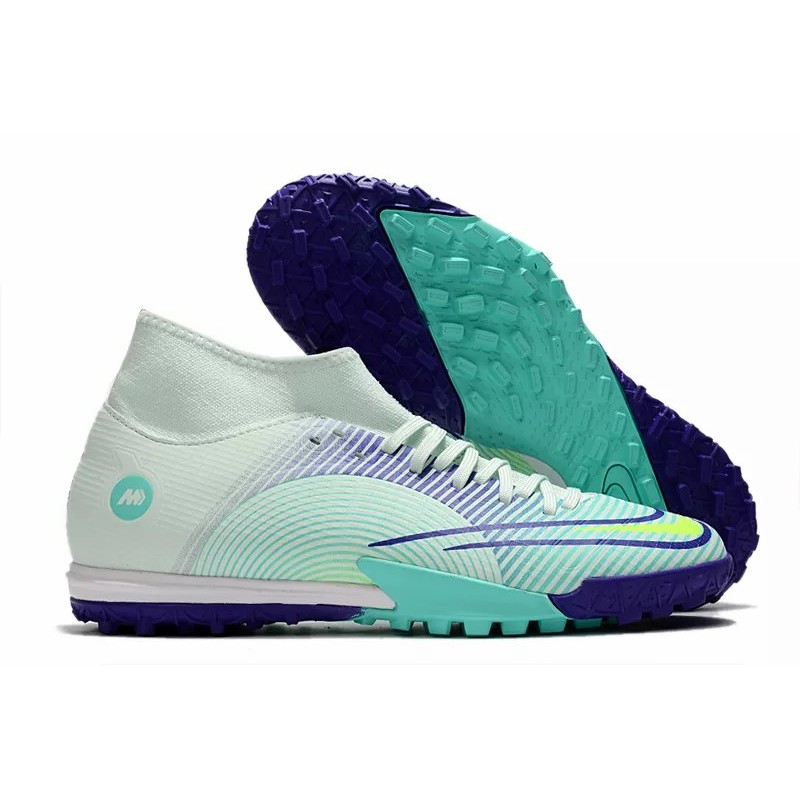 Botas de Fútbol Nike Superfly 8 Academy TF Azul Claro&Azul Marino / Verde Claro&Turquesa (#39~#45)